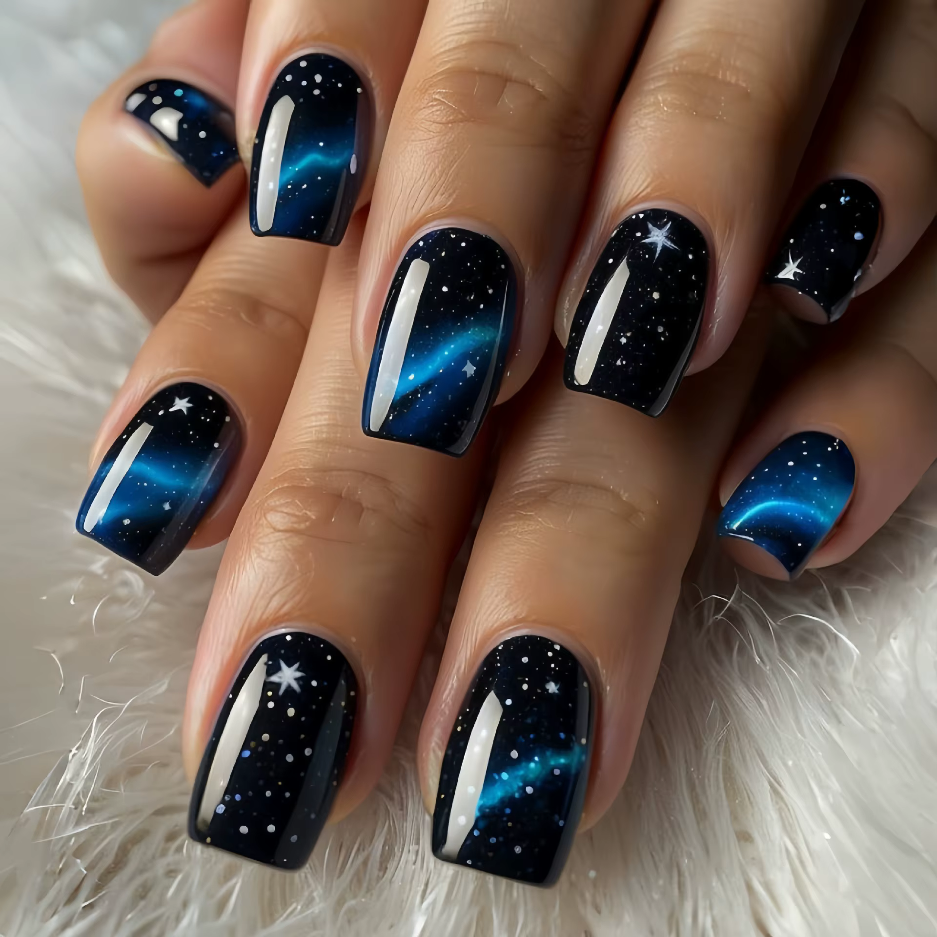 24 pièces court Ballet presse sur ongles dégradé faux ongles portable coller ongles faux ongles Uñas