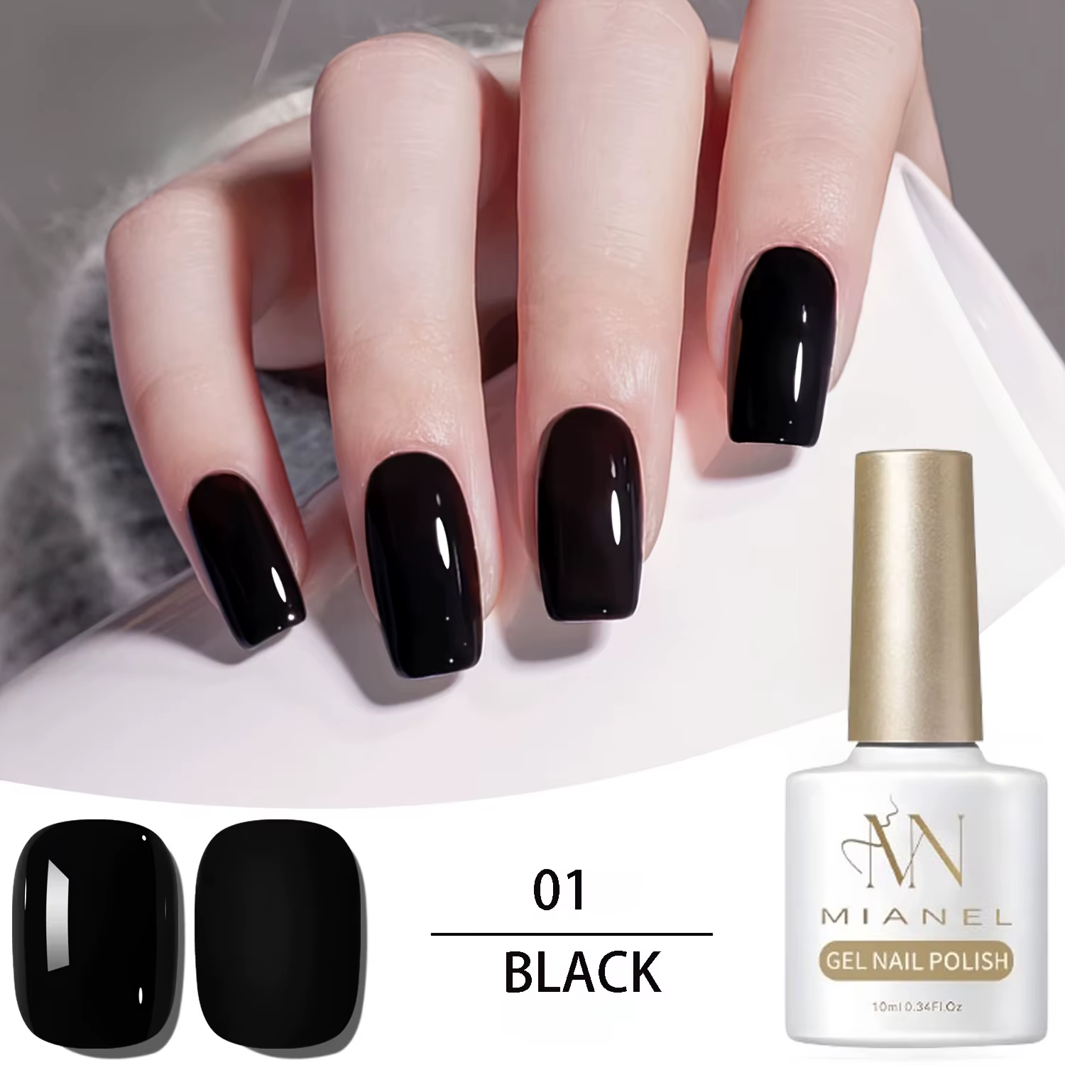 MIANEL 10ML 1-9PCS Gel clair effet blanchissant, gel nude abricot doux et sucré, vernis à ongles ros