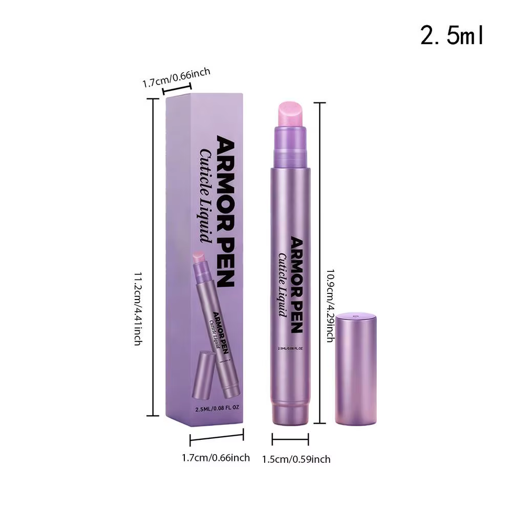 Stylo à huile pour cuticules 1 pièce, repousse-cuticules, stylo à ongles, outils de manucure, stylo