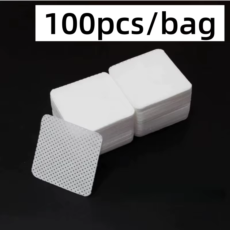 100 lingettes portables en tissu non tissé super absorbantes pour retirer le vernis gel, lingettes n