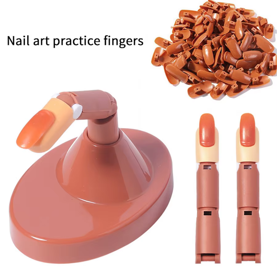 Faux Doigts Réglables pour la Pratique du Nail Art, Articulations Mobiles, Base de Resubdivision 100