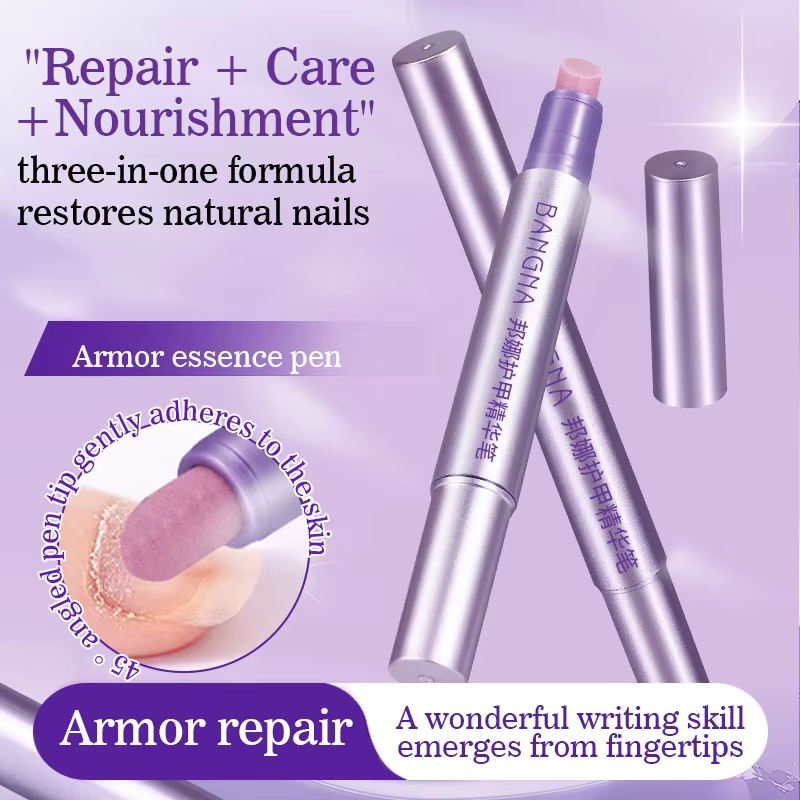 Stylo 3 en 1 pour Nail Art, armure des mains, brosse à Essence, poussoir à cuticules, outils de soin
