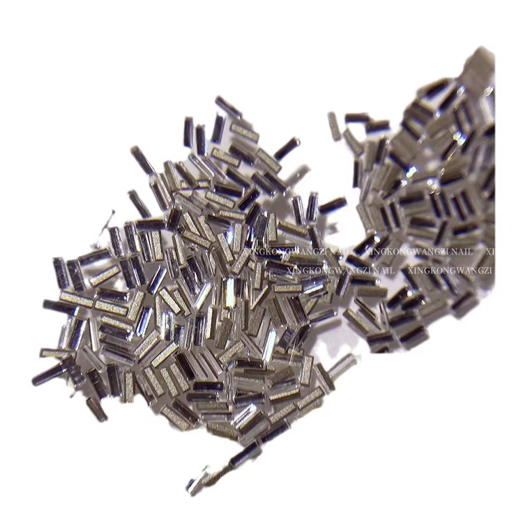 100 pièces scintillant K9 5A Mini Zircon petit rectangle trapézoïdal bande diamant Nail Art strass d