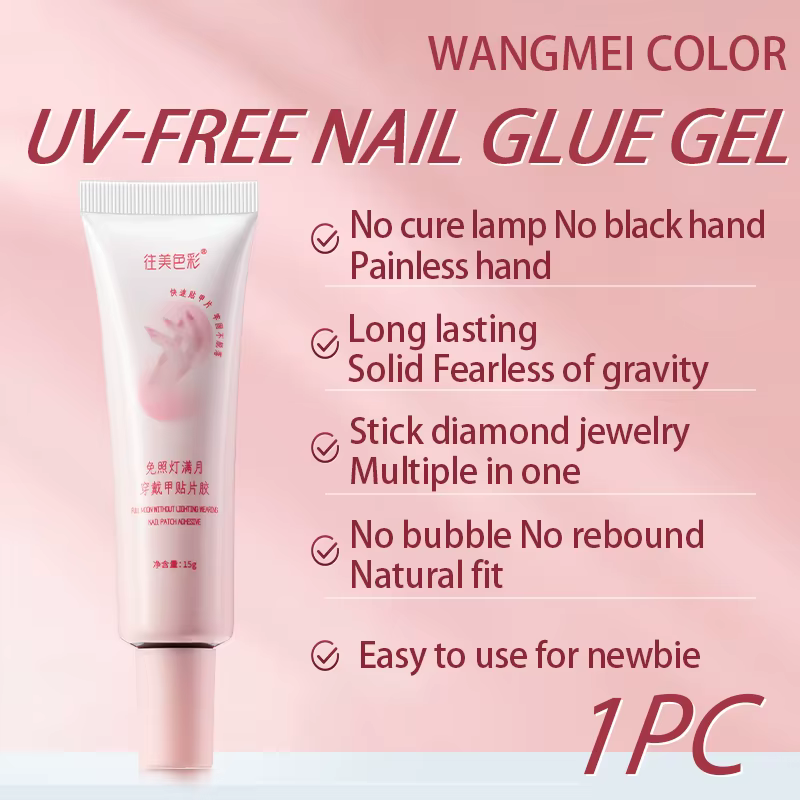 COULEUR PARFAITE, 15 ml, colle à ongles, produits pour ongles, ongles à presser, nail art, séchage r