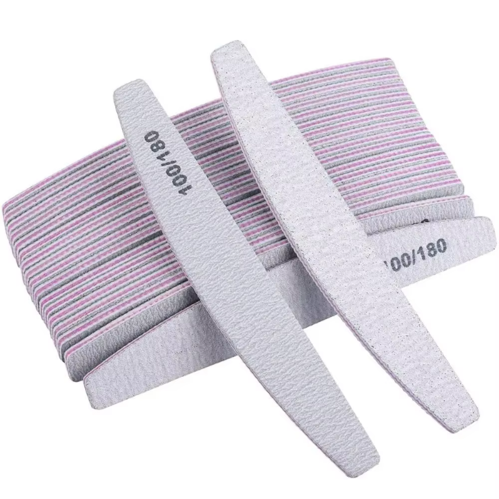 Chaque paquet contient 5 pièces. Limes à ongles professionnelles. Planche de ponçage double face réu