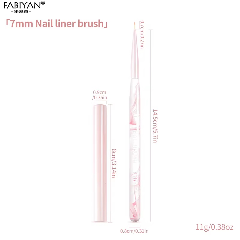 Pinceaux liner pour manucure et nail art, brosses pour lignes allongées, pour dessiner et peindre, p