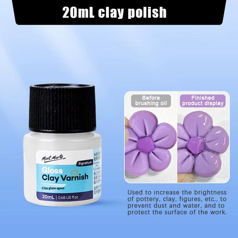 Vernis acrylique à séchage à l'air 20/60ML, finition haute brillance, scellant à séchage à l'air pou