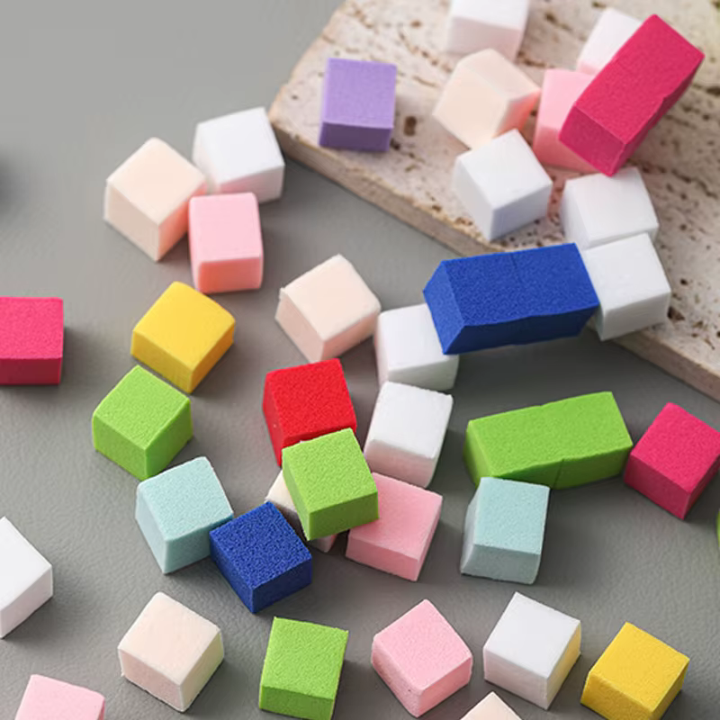 Ensemble d'éponges carrées pour Nail Art, 100/50 pièces, pinceaux dégradés pour vernis Gel, bricolag