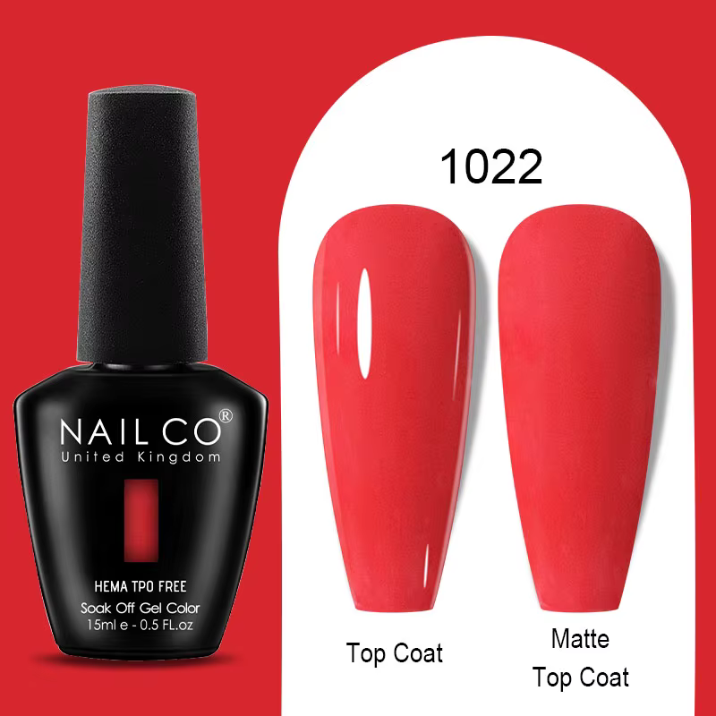 NAILCO Vernis à ongles en gel Couleurs Fournitures pour ongles Vernis semi-permanent Nail Art Manucu