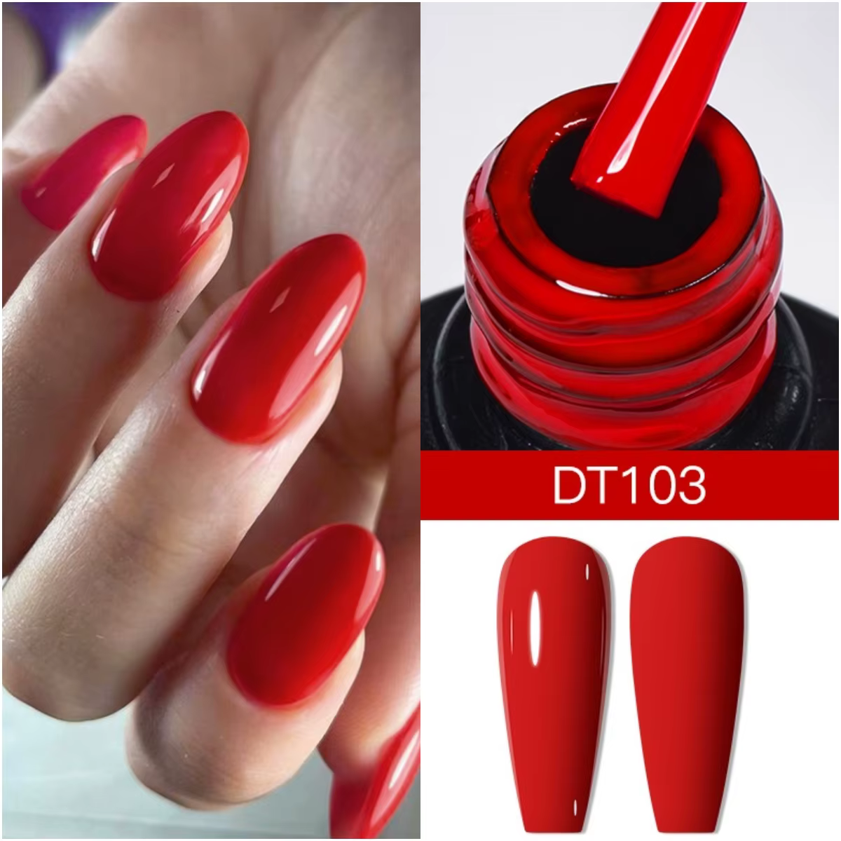 MEET ACROSS 7ml vernis à ongles à paillettes scintillantes Semi Permanent rouge argent réfléchissant