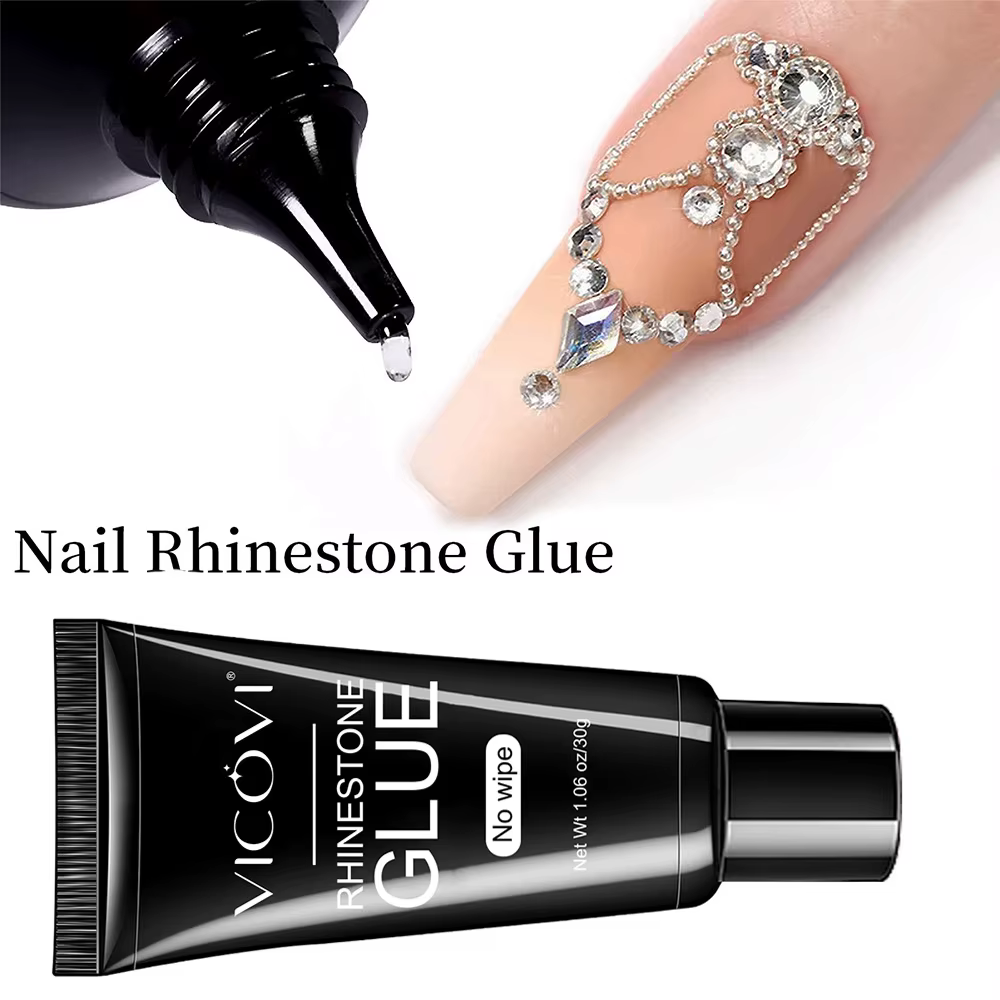 Colle à ongles adhésive forte pour presse sur les faux ongles, faux ongles en acrylique, colle trans