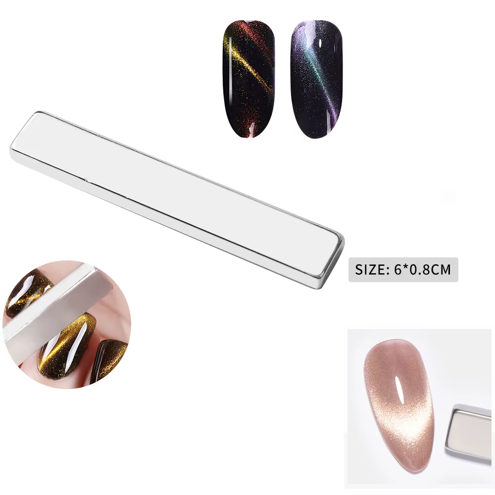1/2 pièces Nail Art bâton magnétique 3D fort œil de chat bande magnétique ligne française bande mult