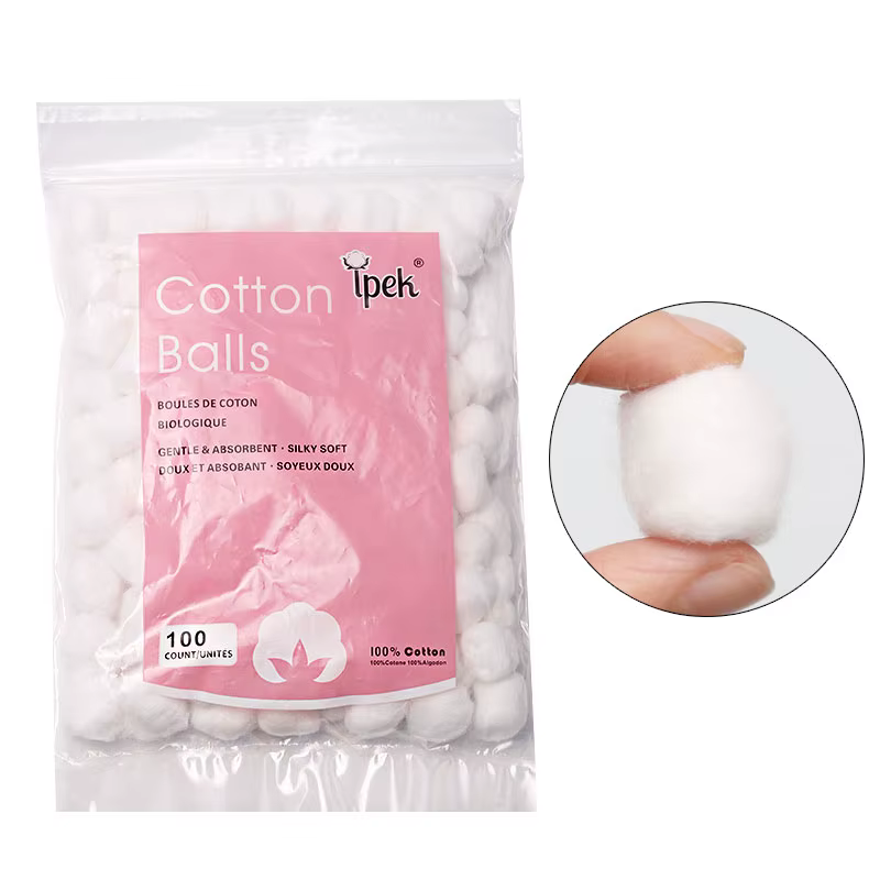 100 pièces/paquet boules de coton dissolvant de vernis à ongles outil de nettoyage UV Gel ongles con