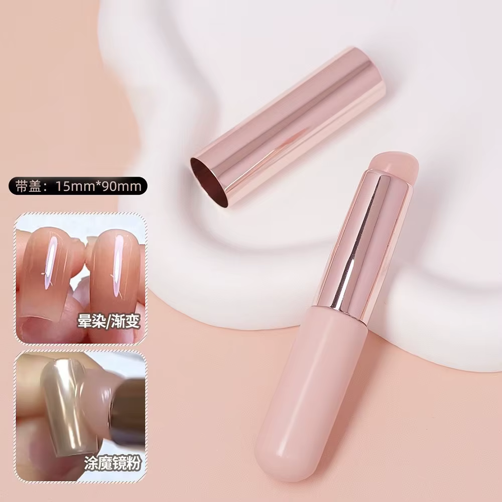 Brosse en Silicone pour Nail Art ombré, brosse pour vernis Gel réutilisable, conception dégradée, st
