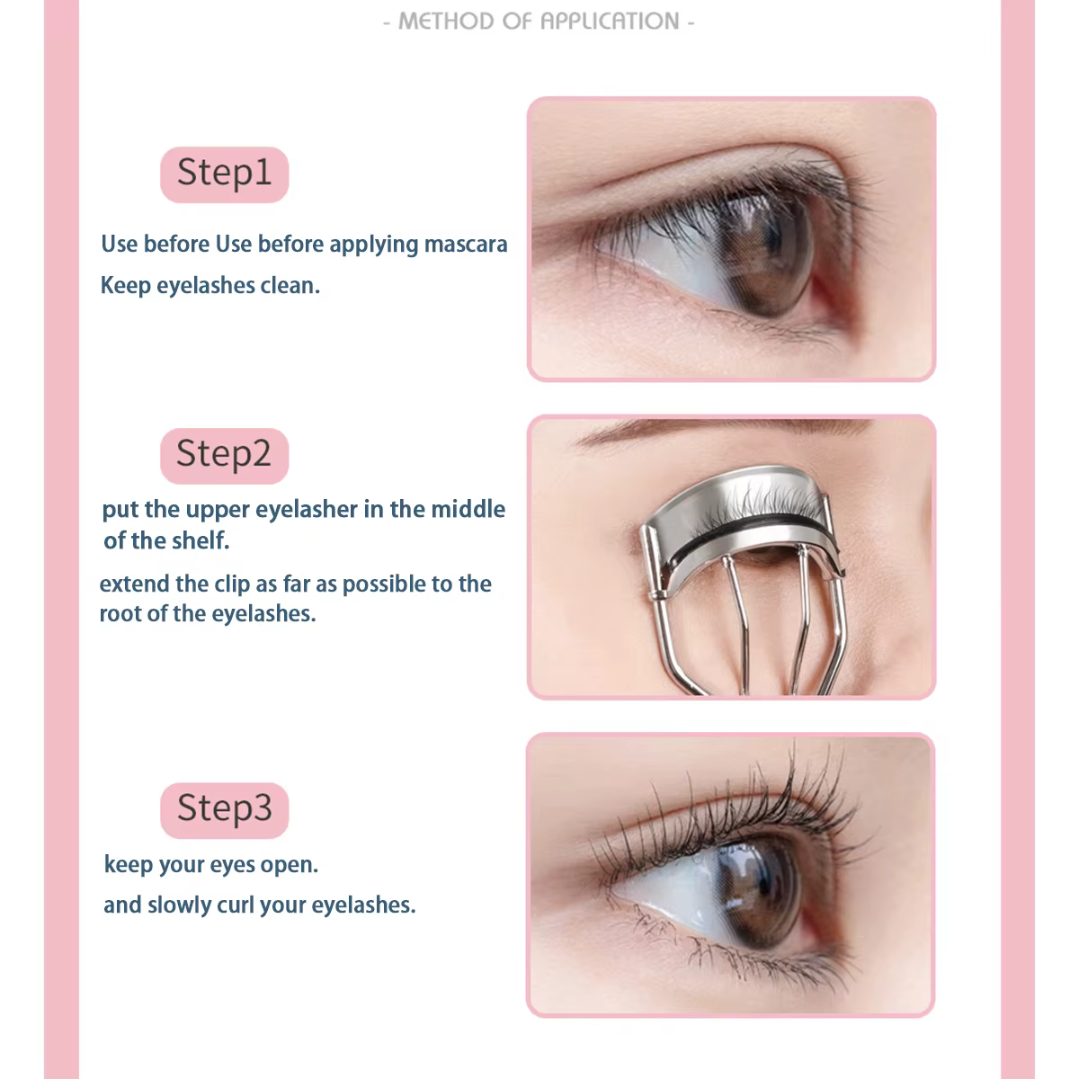 IMAGIC 1 pièces argent portable longue durée professionnel naturel Curling ne fait pas mal aux cils 
