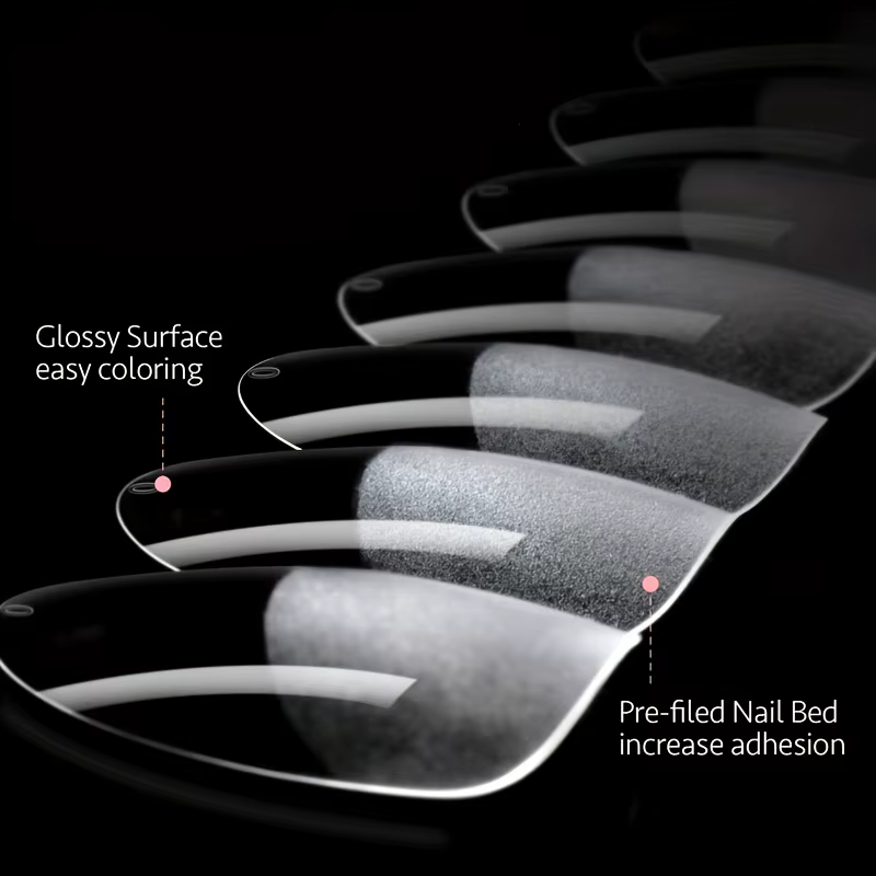 120 pièces couverture complète presse sur les pointes des ongles Stiletto amande carré cercueil fran