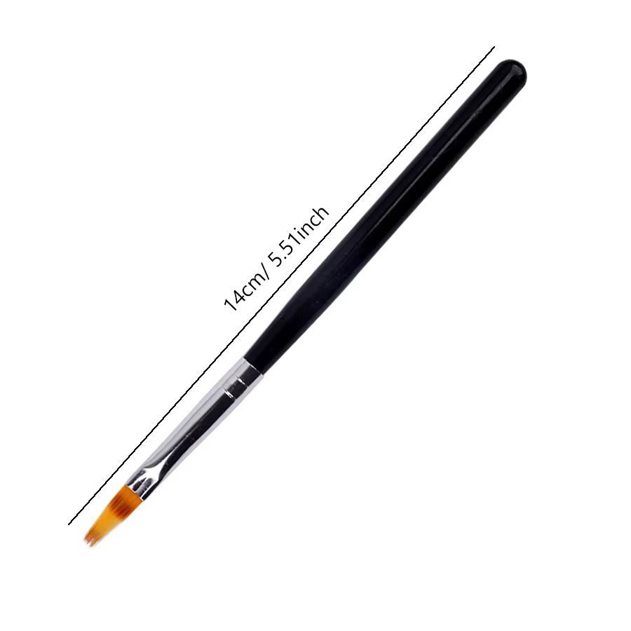 Pinceau pour nail art pour ongles dégradés, effet ombré, pinceaux de mélange pour peinture et dessin