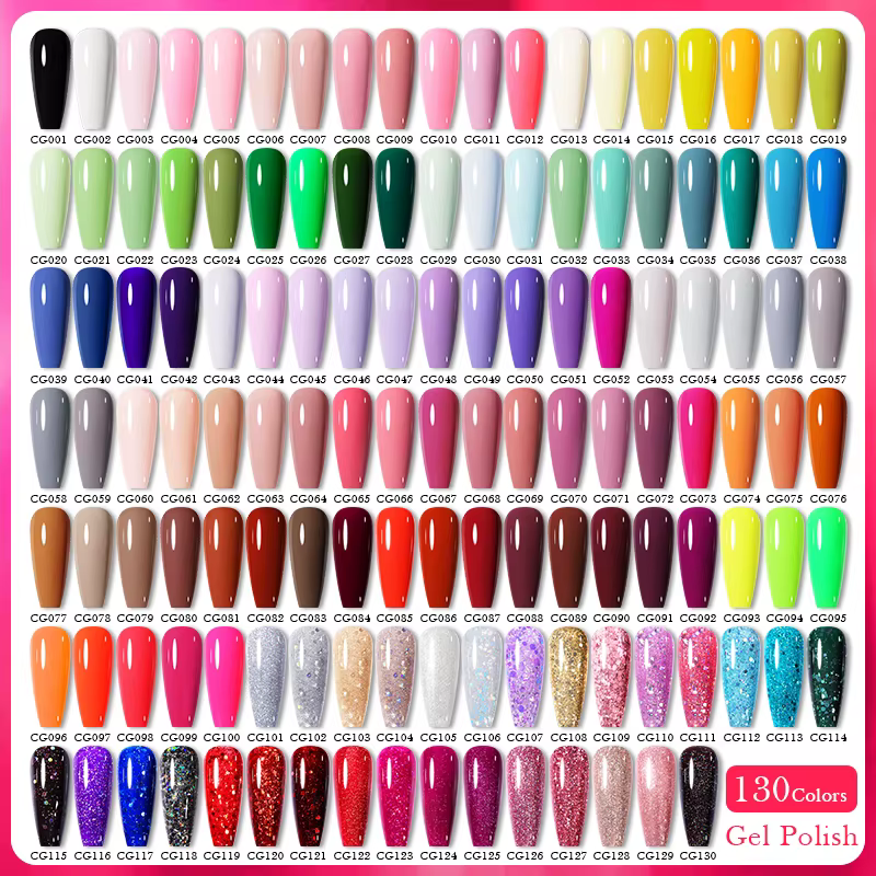 BORN PRETTY 130 couleurs Vernis à ongles Gel 10ml Vernis Semi Permanent Nail Art manucure tremper LE