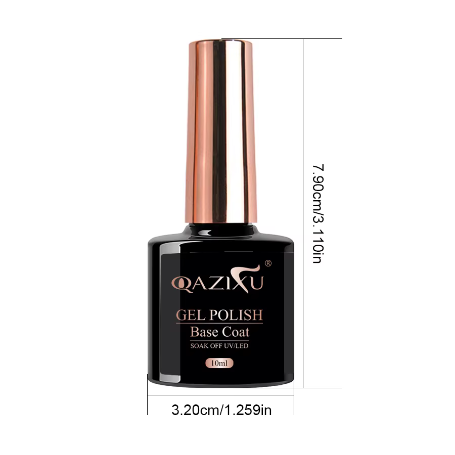 QAZIXU 1-2 pièces 10ml ensemble de Nail Art en Gel fonctionnel avec couche de Base et couche de fini