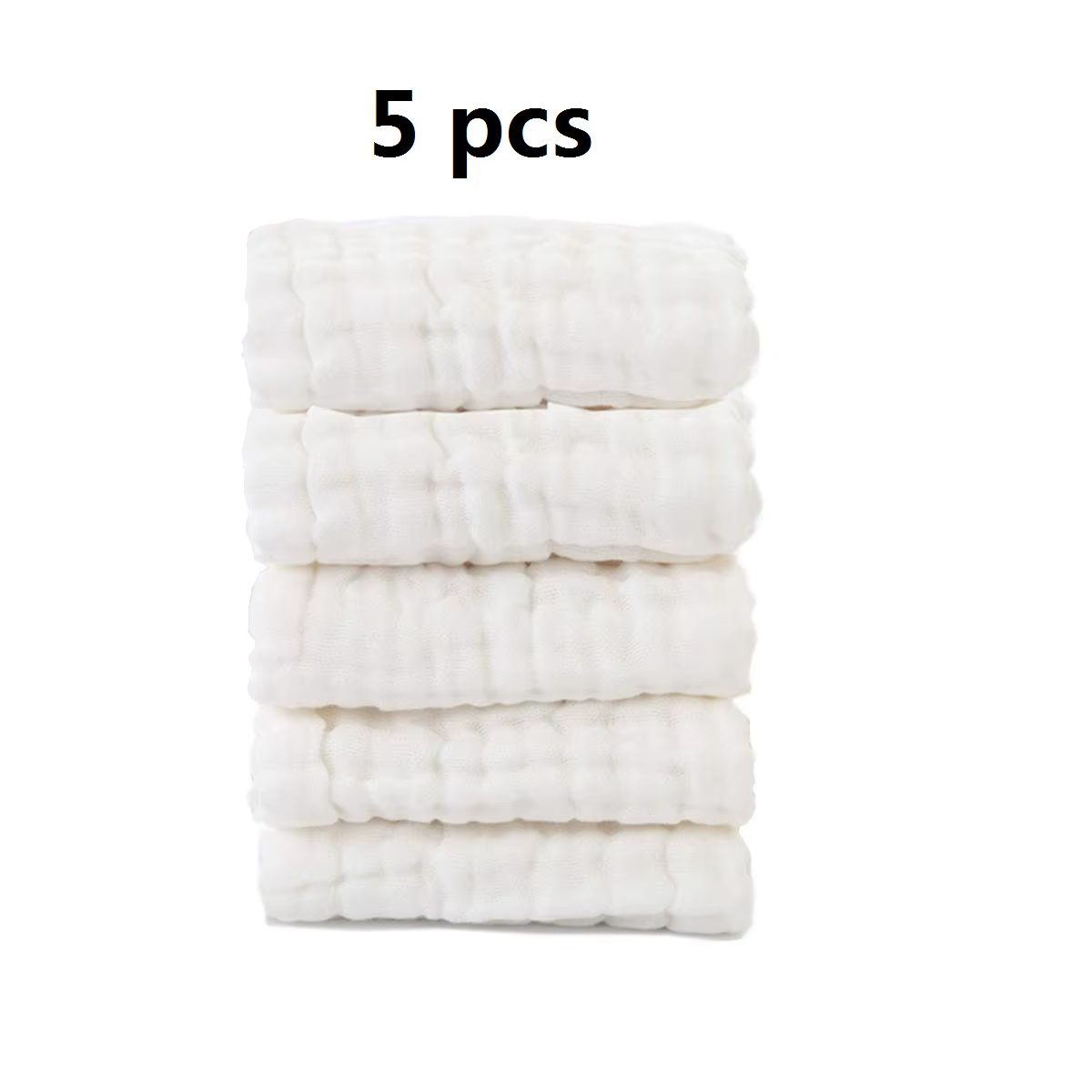 Gant de toilette en mousseline pour bébé, serviette de visage douce pour nouveau-né, peau sensible, 