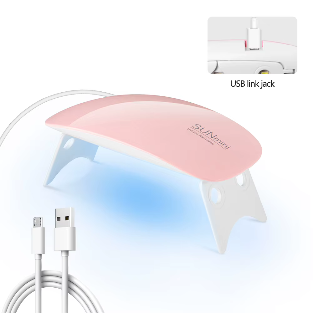 Lampe à ongles pliable 6w lampe à LED Uv pour Machine à ongles Uv Led Gel séchage rapide sèche lampe