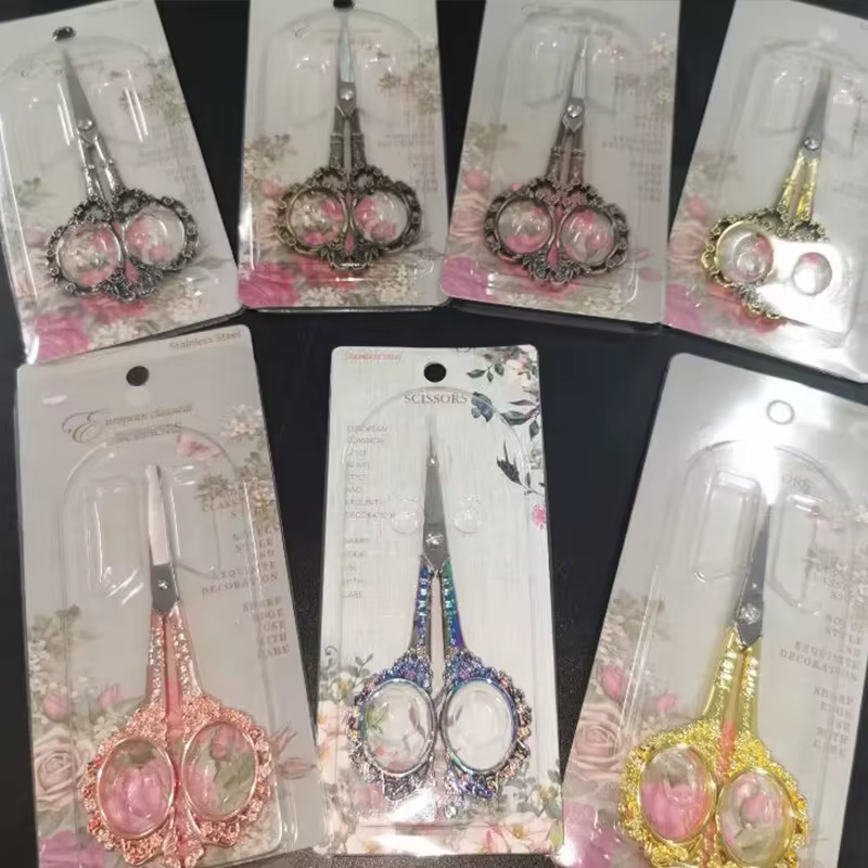 Ciseaux rétro pour Nail Art, précision des cuticules en acier inoxydable, fournitures et outils de S