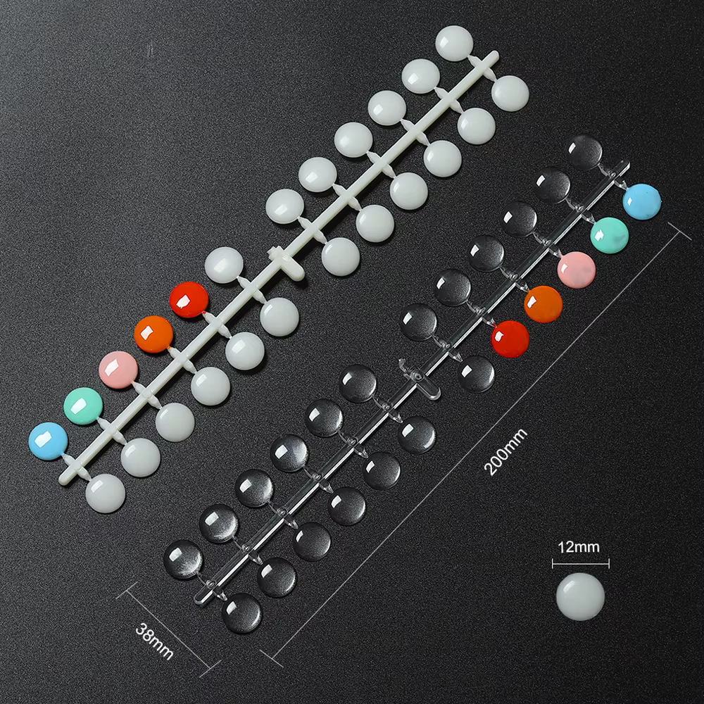 TP 120 pièces Table d'affichage de vernis à ongles avec autocollants carte de couleur à pois panneau