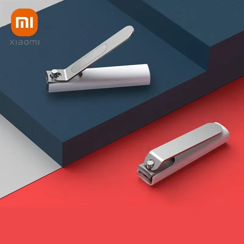 Coupe-ongles anti-éclaboussures XIAOMI Mijia en acier inoxydable 420, tranchant, durable, portable, 