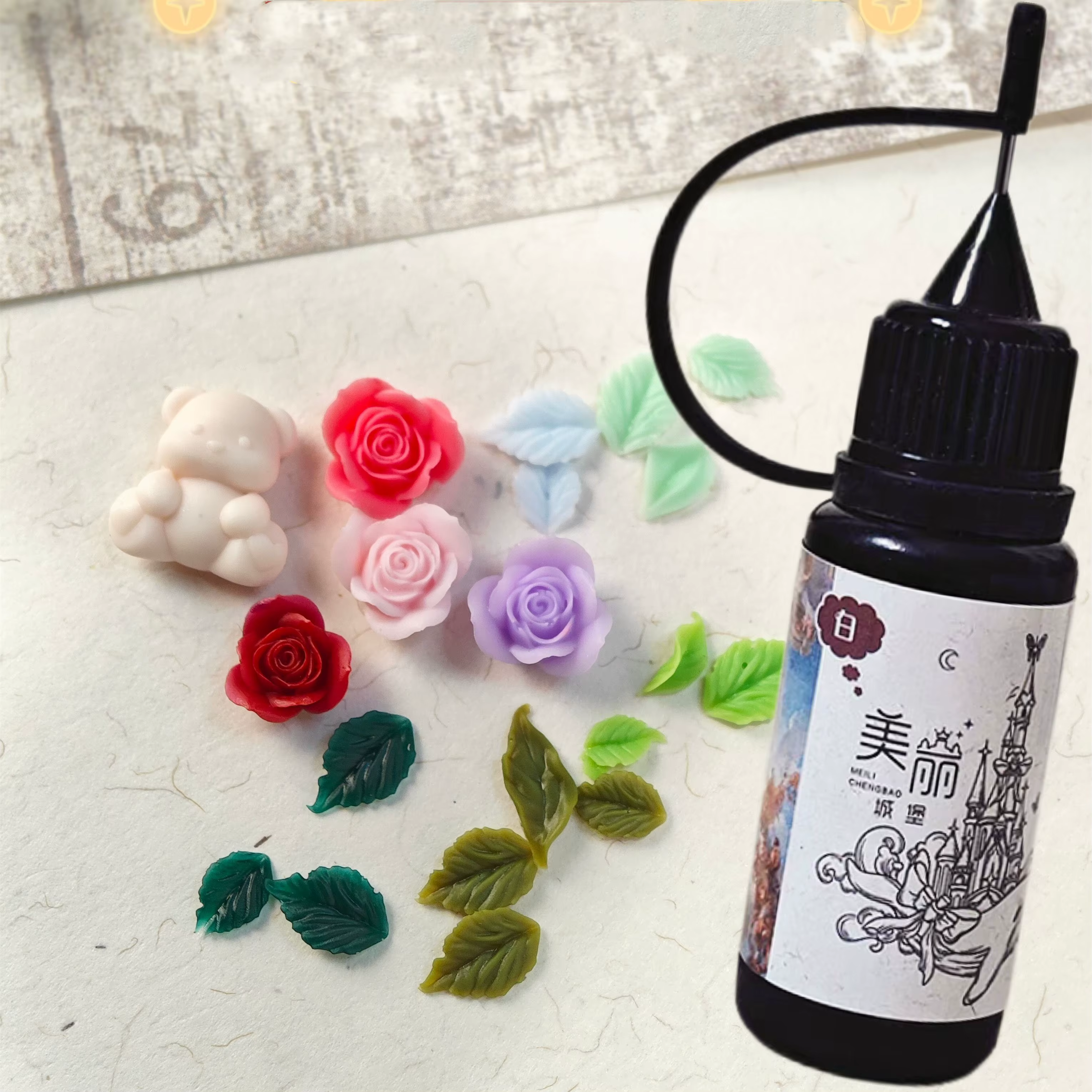 10g Gel sculpté pour moule à ongles Gel UV colle cristal 3D acrylique moule outil Nail Art bricolage