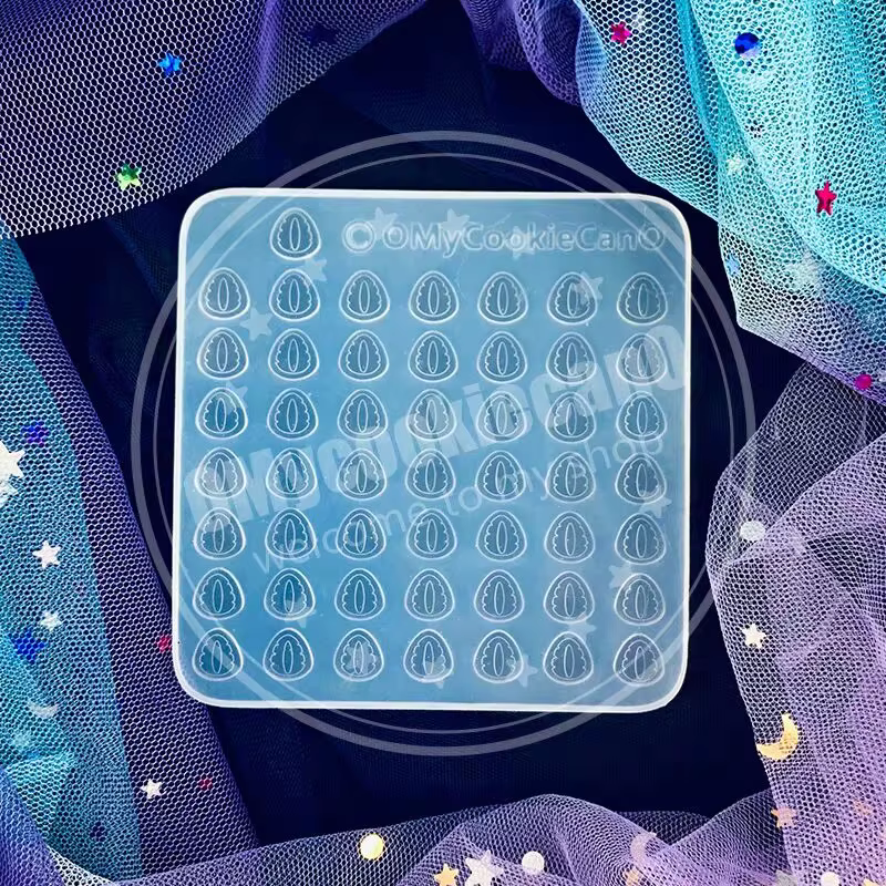 Tamagotchi-Moule à Ongles en Acrylique 3D en Résine, Décorations en Silicone, Plaques d'Estampage, A