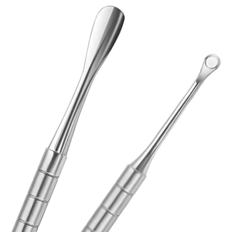 Nouveau dissolvant de cuticules à tête biseautée à Double extrémité, dissolvant de cuticules en acie