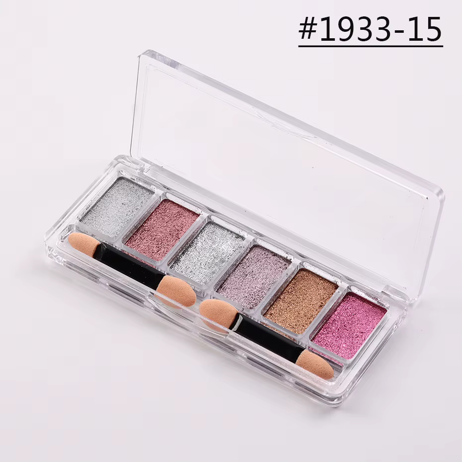 Poudre à ongles chromée 6 couleurs, paillettes pour ongles, effet miroir, pigment chromé holographiq