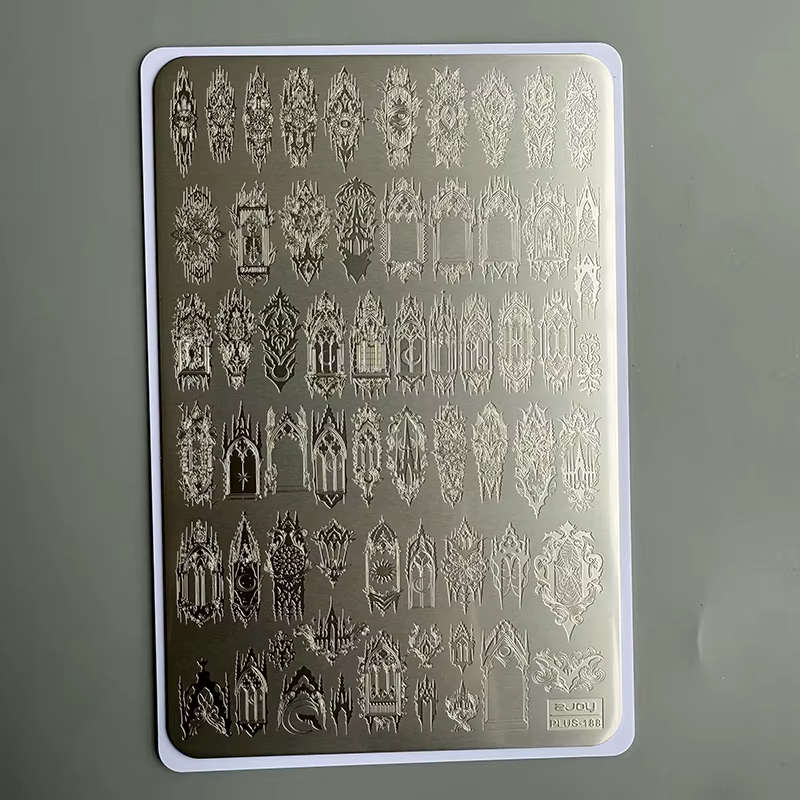 XMQ NAIL ART PLATES STAMPING PLATES D'IMAGE DE VENTES CAVÉES