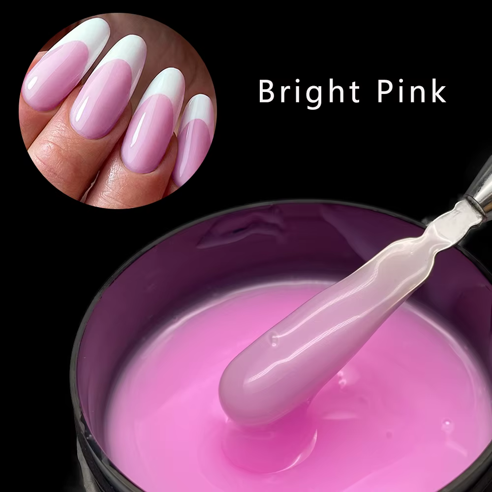 Jillnails 100g noël rouge bordeaux constructeur ongles Gel LED UV fort parfait pour les Extensions d