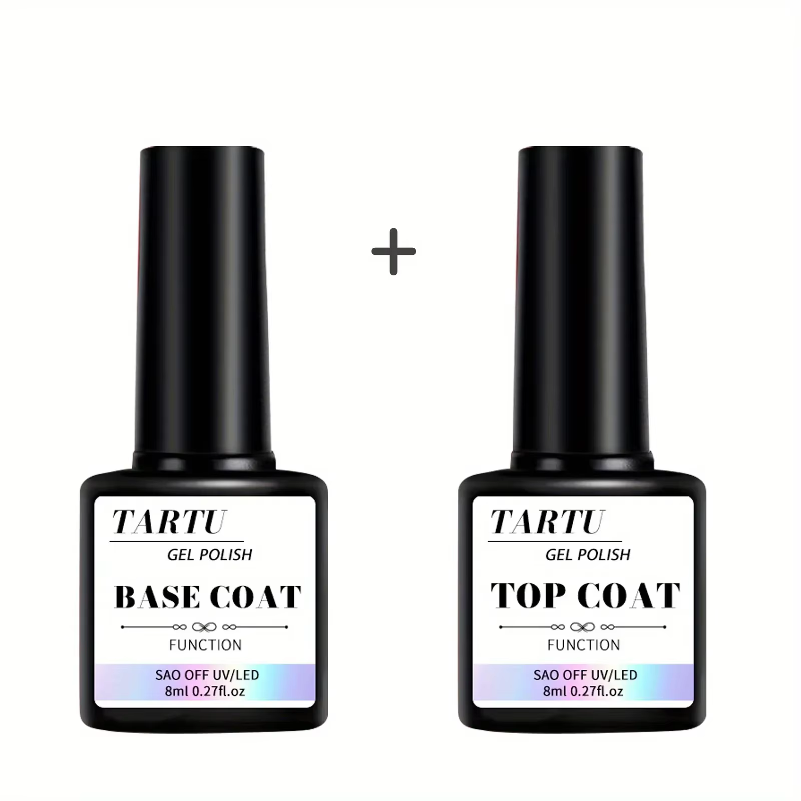 Ensemble de vernis à ongles Gel fonctionnel de 8Ml, avec couche de Base et couche de finition en dia