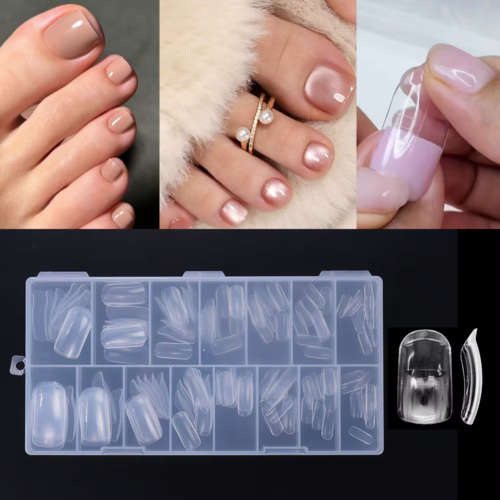 Ensemble de formes d'ongles à double système, Extension acrylique, faux ongles, formes supérieures p