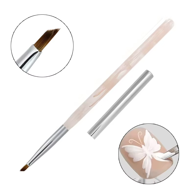 Pinceau triangulaire pour la peinture des ongles, outil de manucure, n64.art, stylo, pointes, motif,
