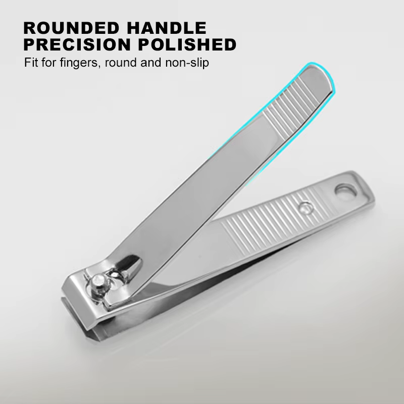Coupe-ongles professionnel en métal, coupe-ongles avec lime à ongles, outils de manucure tranchants