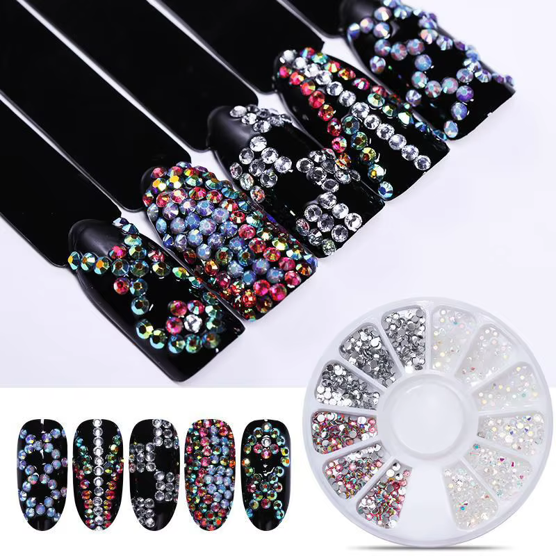 nail art strass ongle decoration Pièces de décoration pour ongles strass, cristal bijoux perles acce