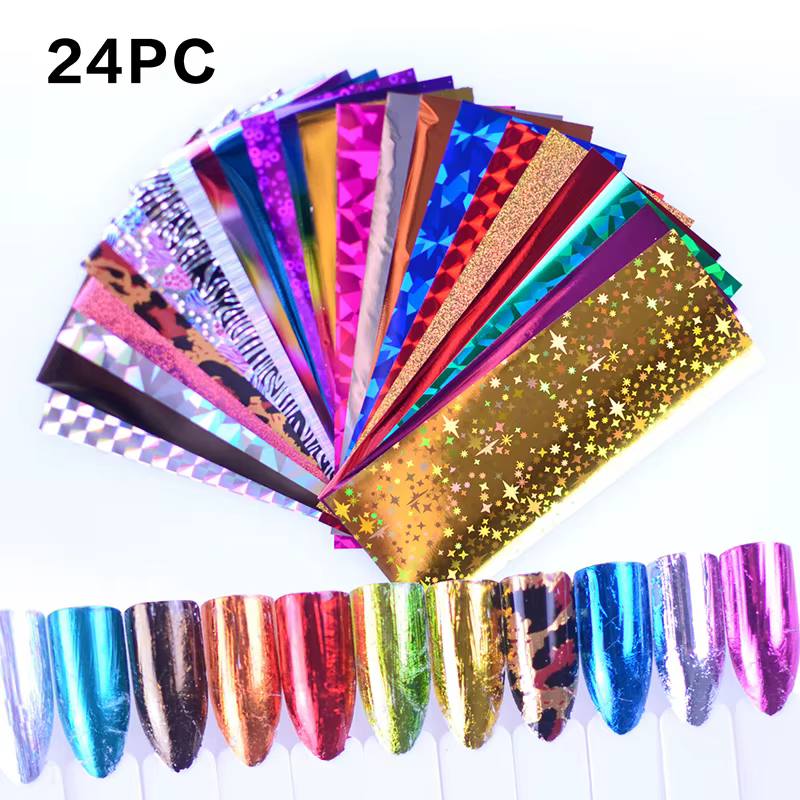 nail art stickers ongle nails art accesoires manucure Autocollants pour ongles motif marbre, feuille