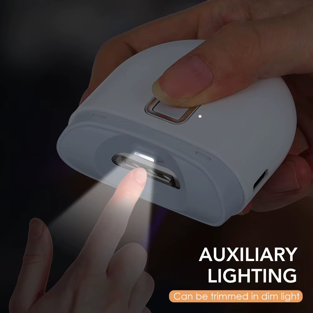 Coupe-ongles électrique automatique avec coupe-ongles léger, manucure pour soins de bébé, ciseaux po