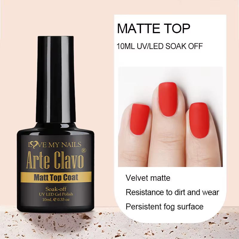 Vernis à ongles gel Arte Clavo 15ml, couleurs printemps-été rose, semi-permanent, à retirer par trem
