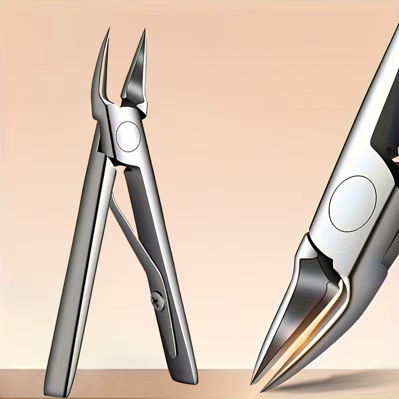 Coupe-ongles professionnel épais avec corps en acier inoxydable, pour le soin des ongles et l'élimin