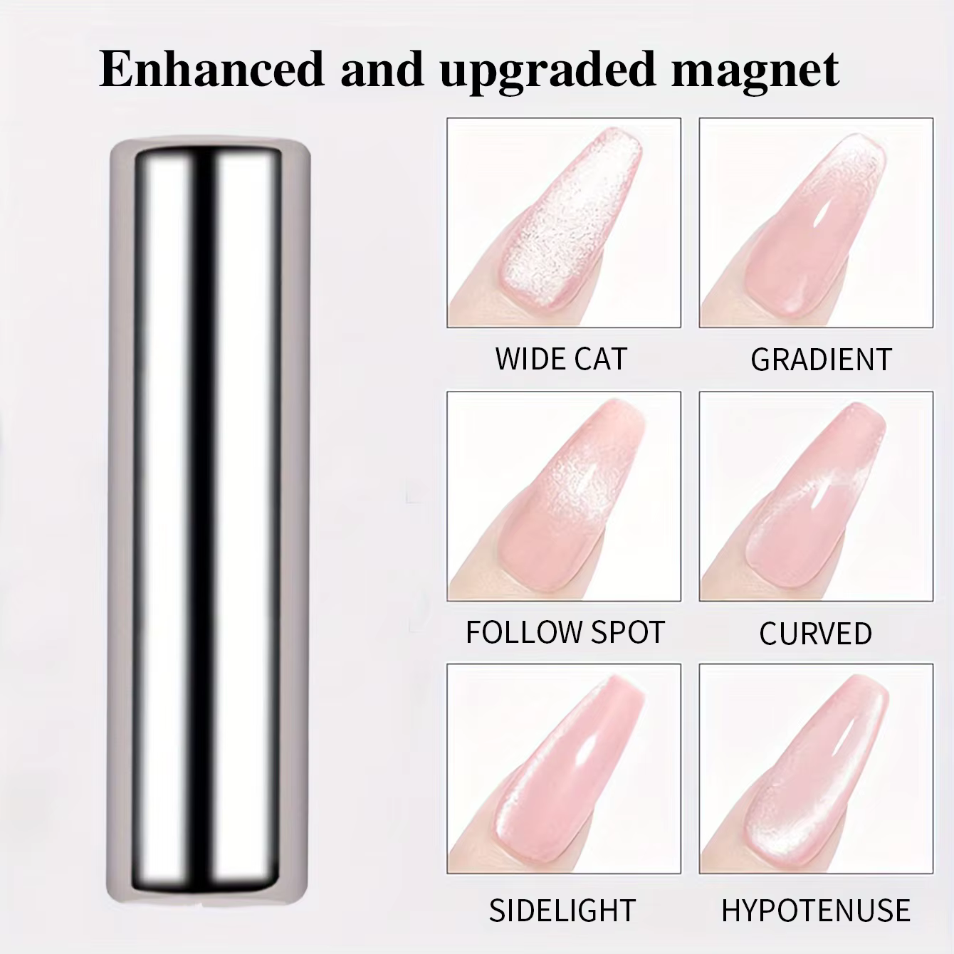 Stylo magnétique rond pour vernis Gel œil de chat, 3X1cm, pour peinture des ongles 3D, bâton magnéti