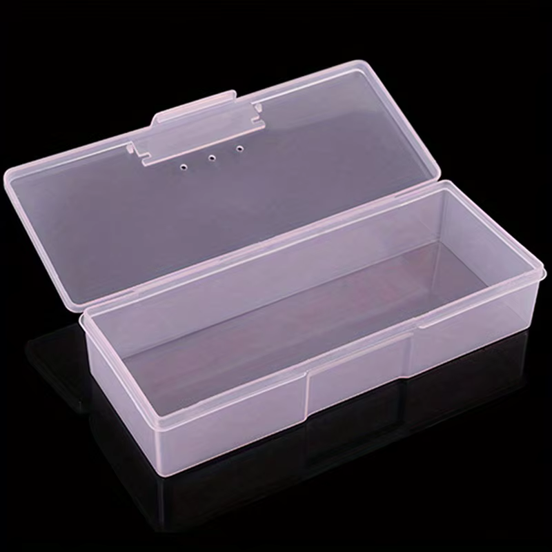 Boîte de rangement pour Nail Art, organisateur d'accessoires pour ongles, conteneur en plastique cub