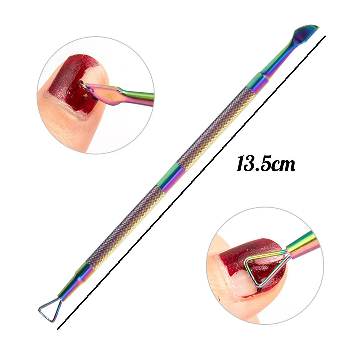 Coupe-ongles professionnel en acier inoxydable, ciseaux, pince multifonction, poussoir à cuticules,