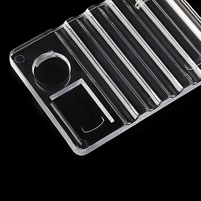 Porte-stylo polyvalent en acrylique pour Nail Art, support de brosse à 5 compartiments avec Palette