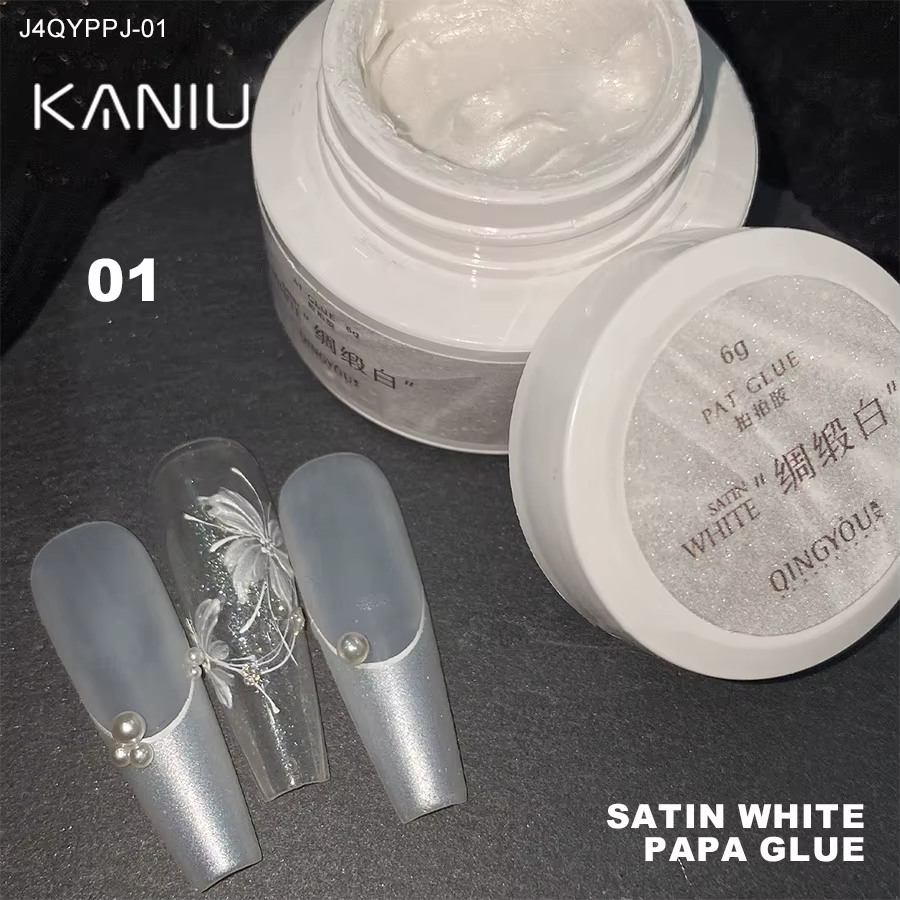 Vernis à ongles Gel UV à paillettes, 5ml, peinture blanche, vernis Semi-Permanent, dessin de fleurs,