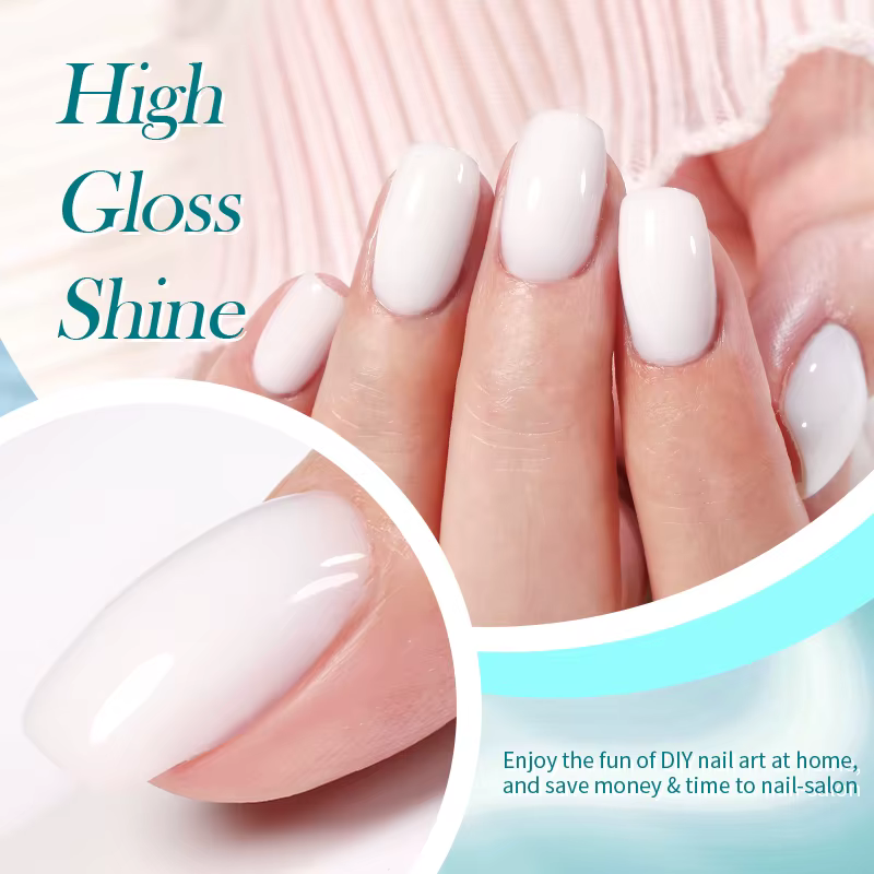 BORN PRETTY Gel de Base en caoutchouc gelée laiteuse pour vernis à ongles Gel 15ml russe auto-nivela