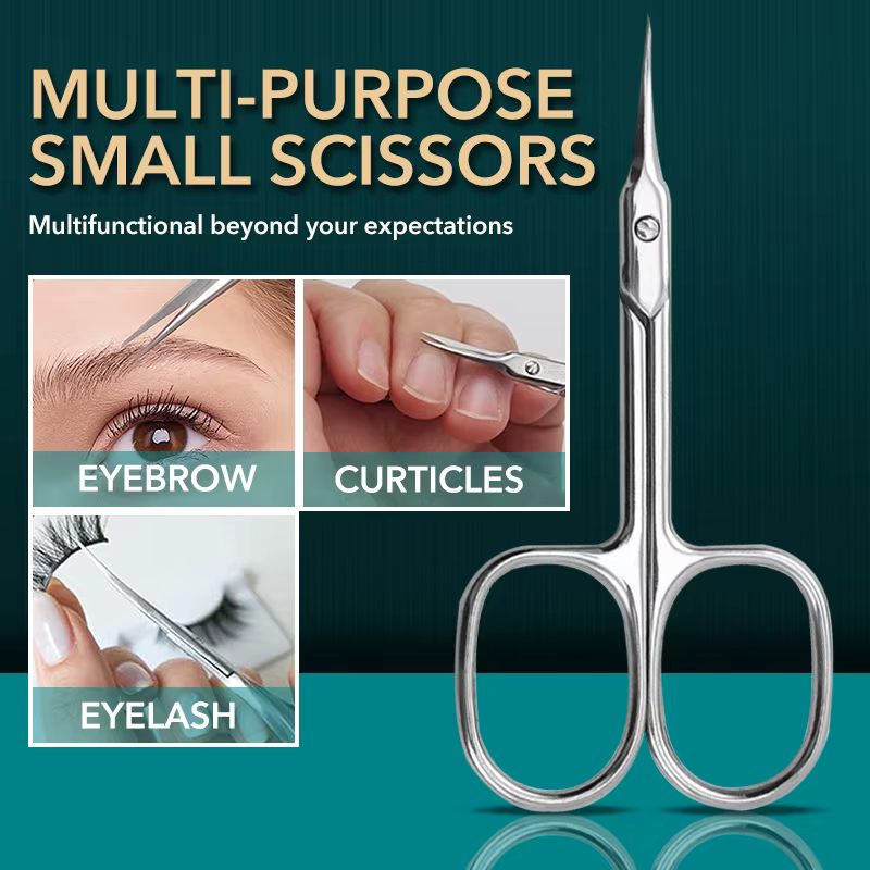 Ciseaux de Manucure Russe en Acier Inoxydable, Pointe Incurvée, Coupe, Pédicure, Toilettage, Profess
